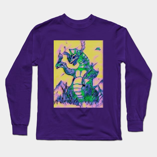 Giant Dinosaur Titanosaurus  #4 Long Sleeve T-Shirt by Robzilla2000